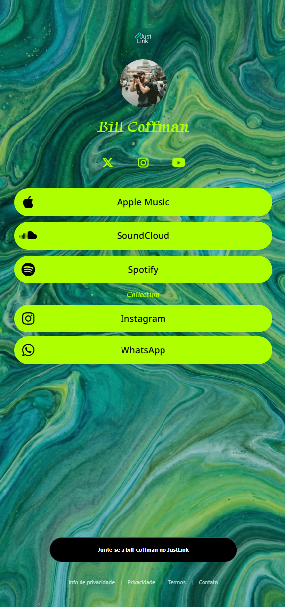 Green Marble theme preview