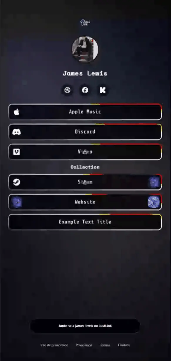Liquid Metal theme preview